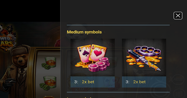 3 power bears paytable 2 paytable