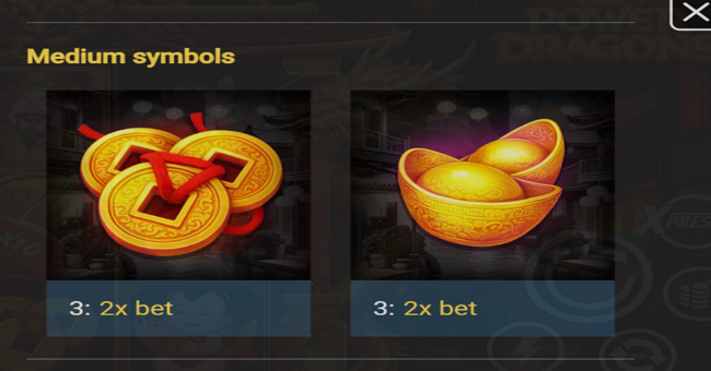 3 power dragons paytable 2 paytable