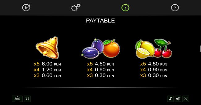 40 extra crown buy bonus paytable 3 paytable