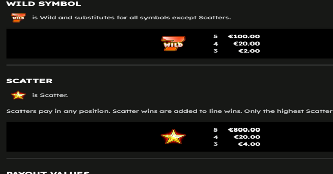 40 finest xxl flaming link paytable 1 paytable