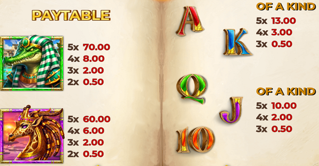 4tp book of africra paytable 2 paytable