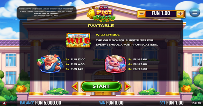 4tp pigs n pots paytable 1 paytable