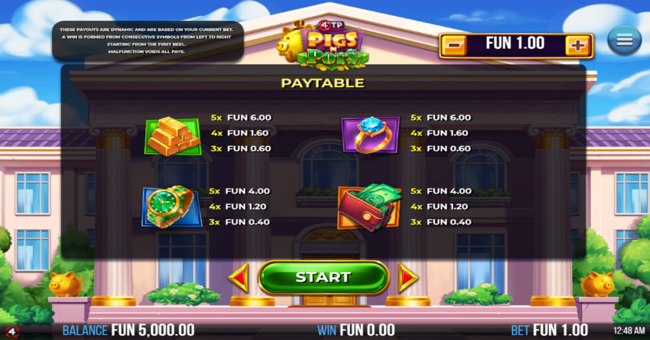 4tp pigs n pots paytable 2 paytable