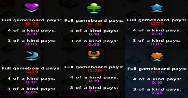 777 mega deluxe paytable 1 paytable