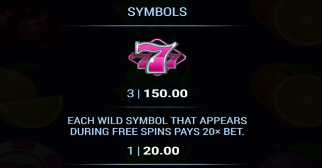 777 valentines gifts paytable 1 paytable