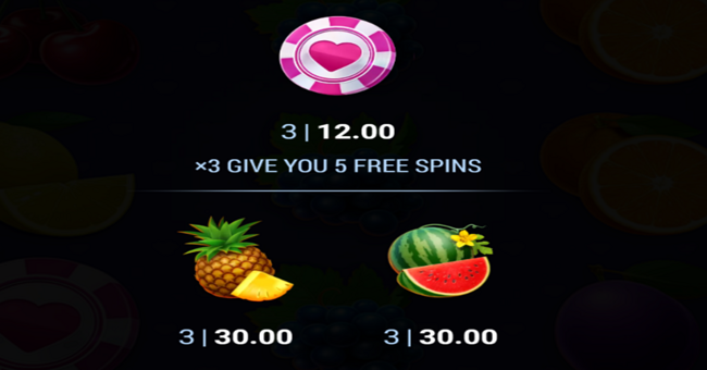 777 valentines gifts paytable 2 paytable