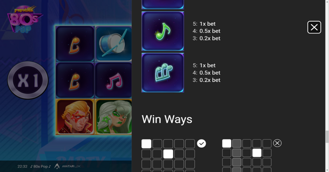 80spop paytable 4 paytable