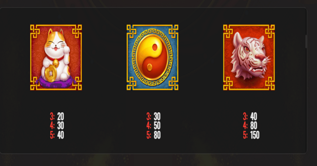 8 treasures luck of the dragon paytable 2 paytable