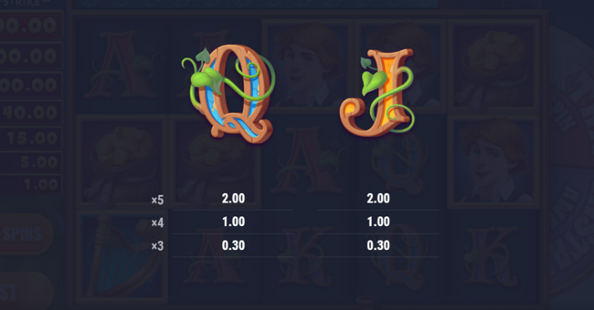 9 enchanted beans paytable 5 paytable