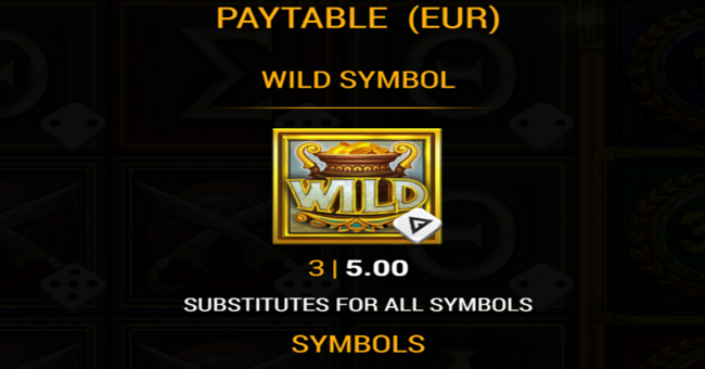 acropolis fortune dice paytable 1 paytable