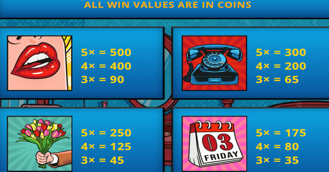 all heart paytable 1 paytable