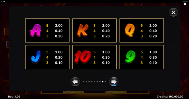 amazing legends lucky devils paytable 3 paytable