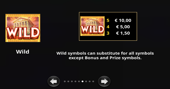 amazing legends paytable 1 paytable