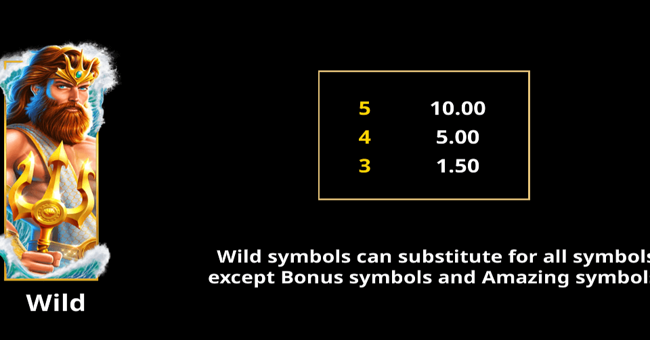 amazing link poseidon paytable 1 paytable