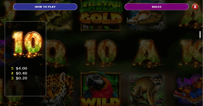 amazon gold paytable4 paytable