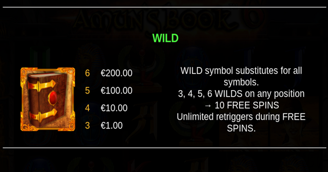 amuns book 6 paytable 3 paytable