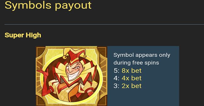 arcanapop paytable 1 paytable