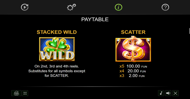 art of gold golden coins link paytable 1 paytable