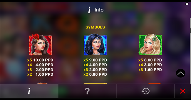 attractive flirt 30 paytable 3 paytable