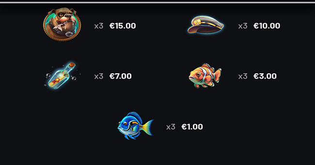 bad bass 3 reels paytable 2 paytable