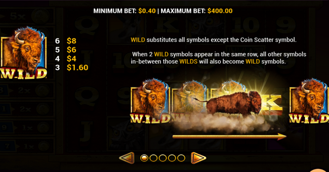 badlands paytable 1 paytable