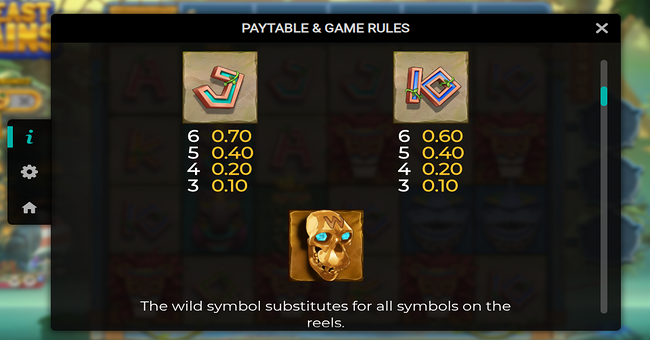 beast gains paytable 4 paytable