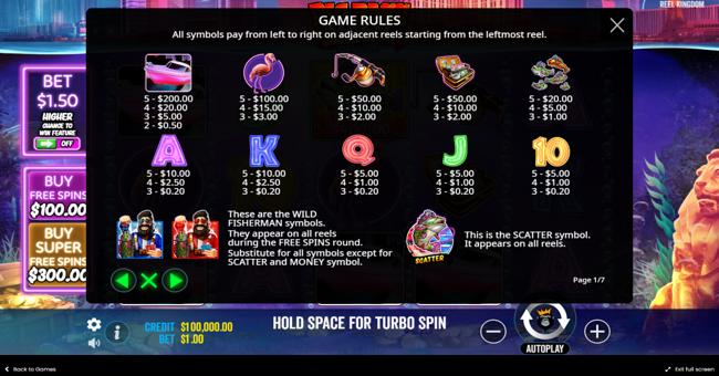 big bass vegas double down deluxe paytable paytable