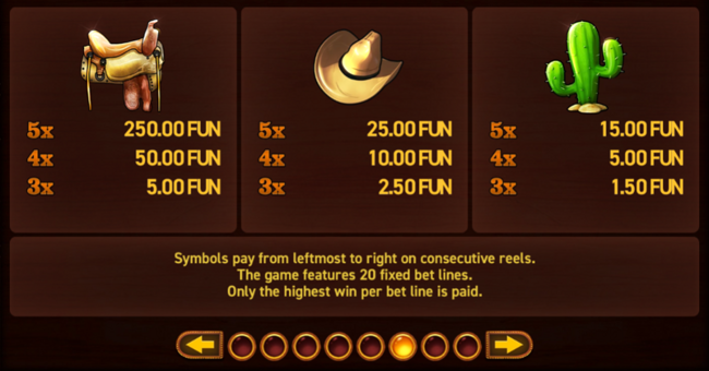 black horse cash out edition paytable 1 paytable