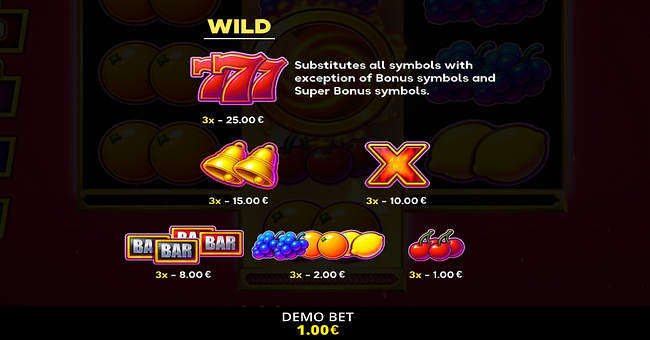 blazing gold coins running wins paytable paytable