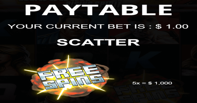 blood shot rising spirit paytable 1 paytable