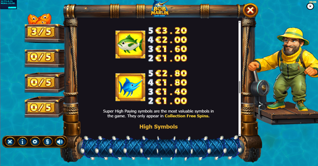 bob marlin goes deep paytable 2 paytable