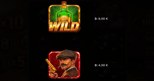 bonus bullets paytable 1 paytable