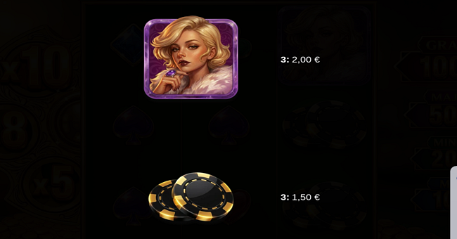 bonus bullets paytable 2 paytable