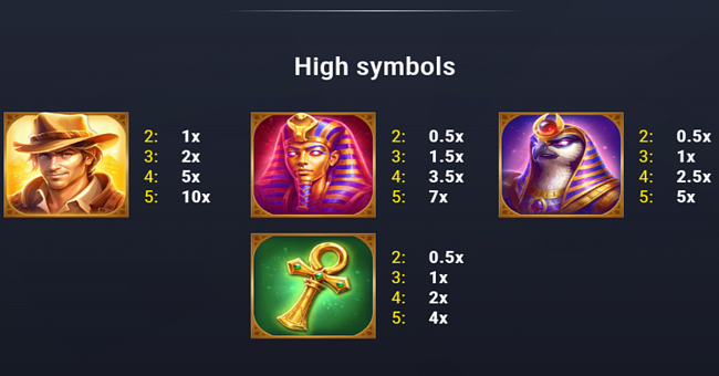 book of claws lock and choose paytable 1 paytable