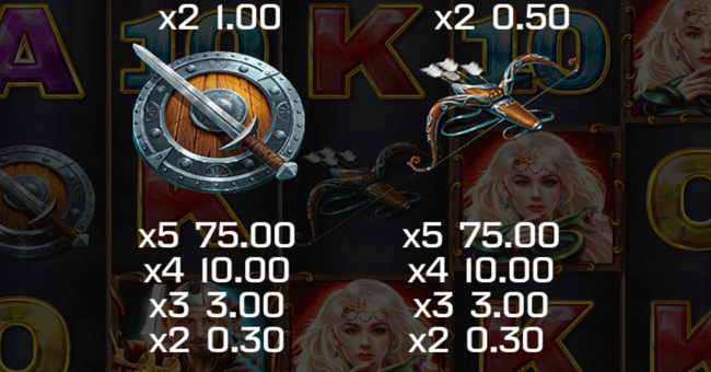 book of heroes paytable2 paytable