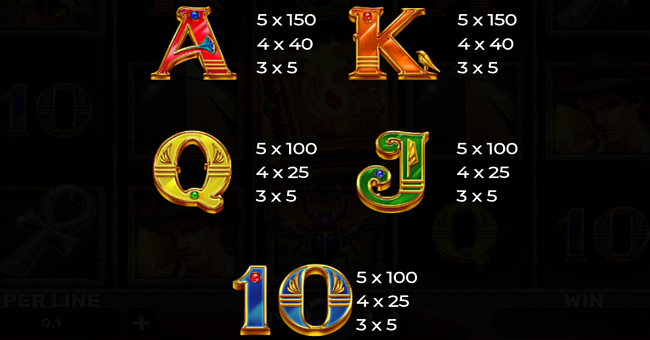 book of lucky jack ras treasure paytable 2 paytable