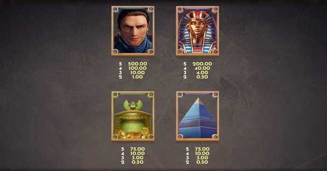 book of power paytable 1 paytable