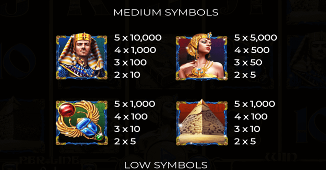 book of rebirth reloaded paytable 1 paytable