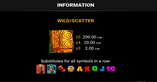 book of waka waka buy bonus paytable 1 paytable