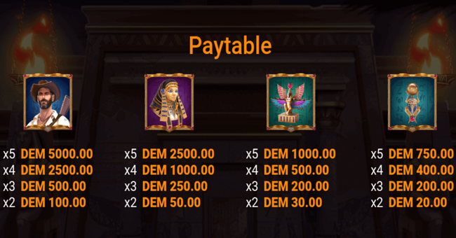 book of wealth paytable paytable