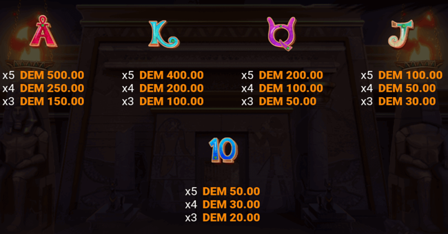 book of wealth paytable2 paytable