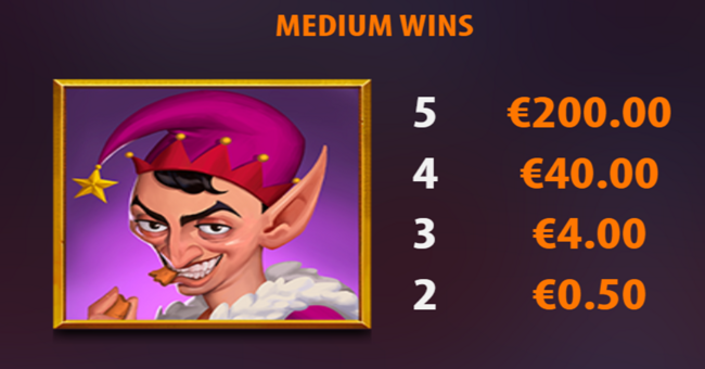 book of yuletide paytable 3 paytable