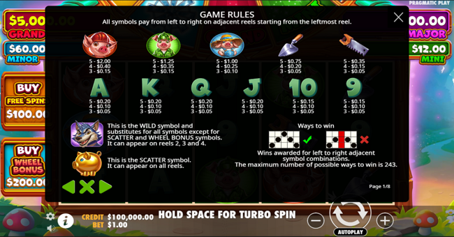 brick house bonanza paytable paytable