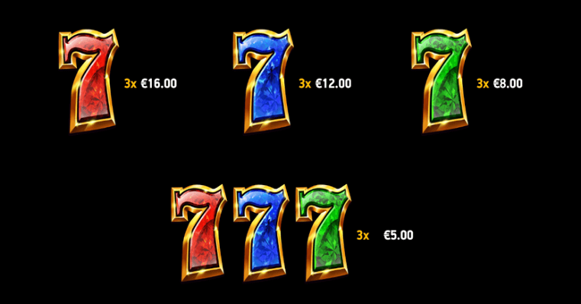 brilliant gems paytable2 paytable