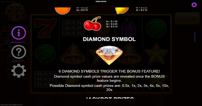 burn burn burn paytable 3 paytable