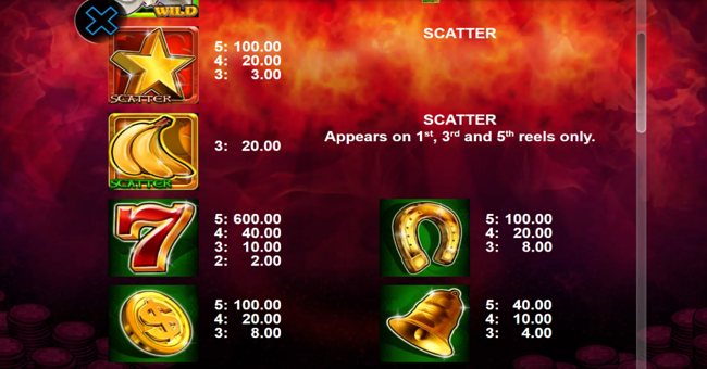 burning flower paytable 1 paytable