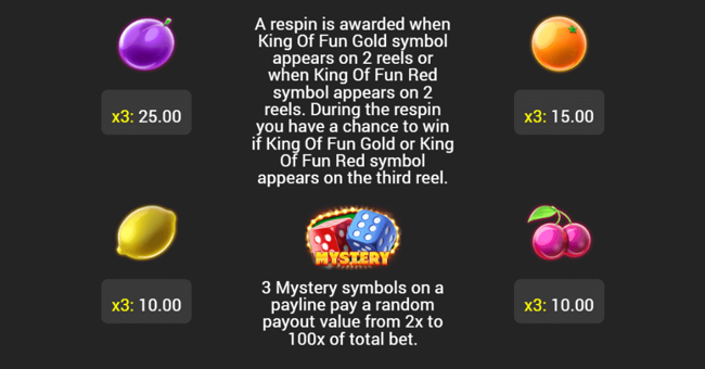 burning ice deluxe paytable2 paytable