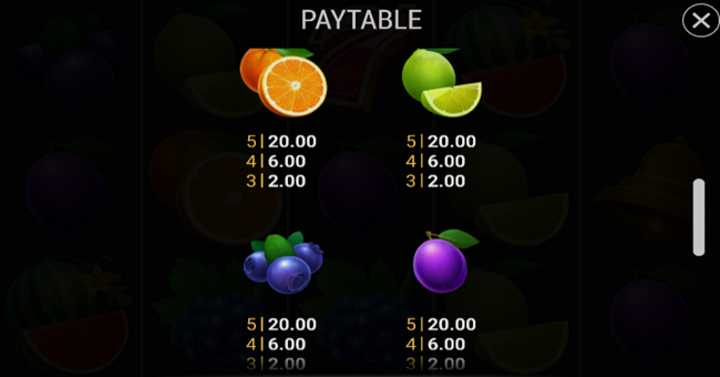 burning slots cash mesh ultra paytable 4 paytable