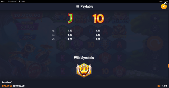 buzz4fuzz paytable 2 paytable