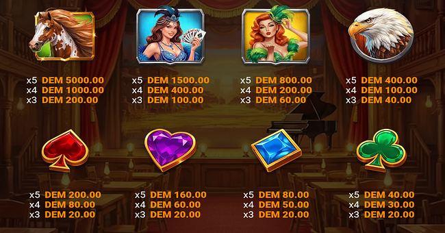 cabaret royale paytable paytable